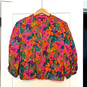Breezy floral spring jacket, light and flowy